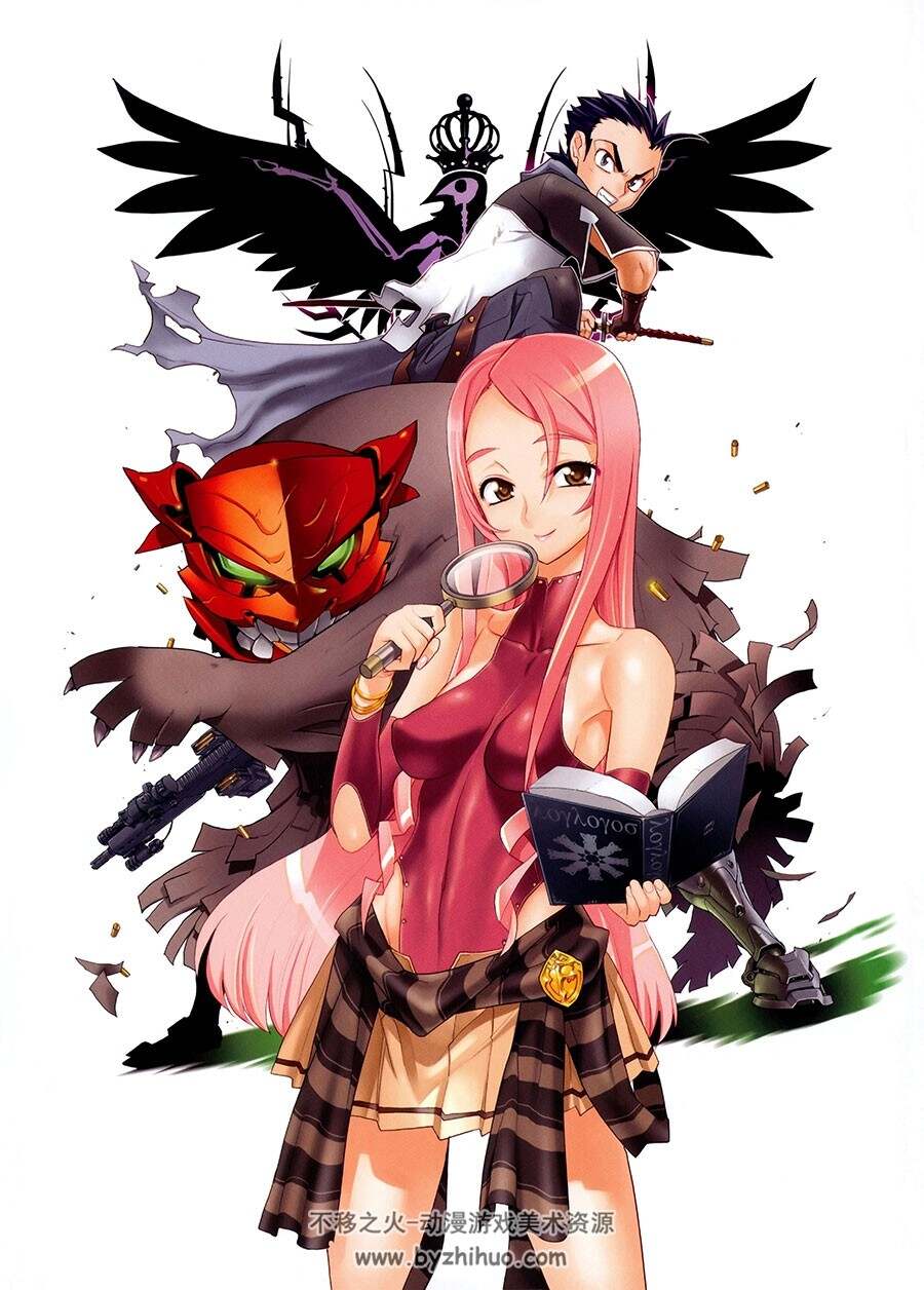 学园默示录Lightning Pop 原画集 百度网盘下载 93p