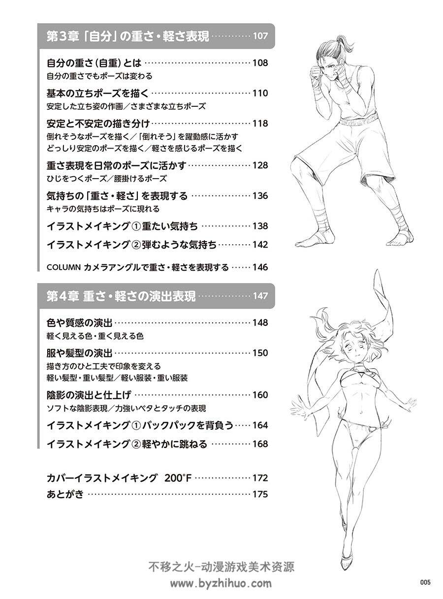 マンガの基礎デッサン 重さ・軽さの表現編 重轻感表现技巧 百度云下载