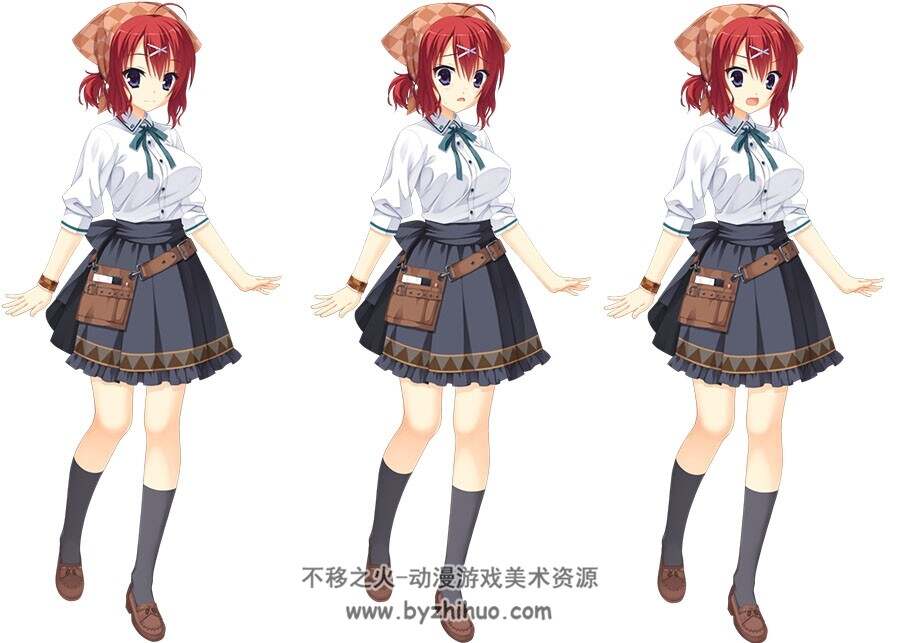 天色＊アイルノーツ 天色Islenauts 角色立绘图包 百度网盘下载