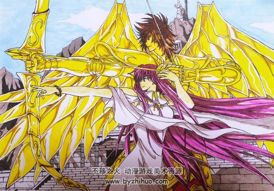圣斗士冥王神话同人手绘作品分享