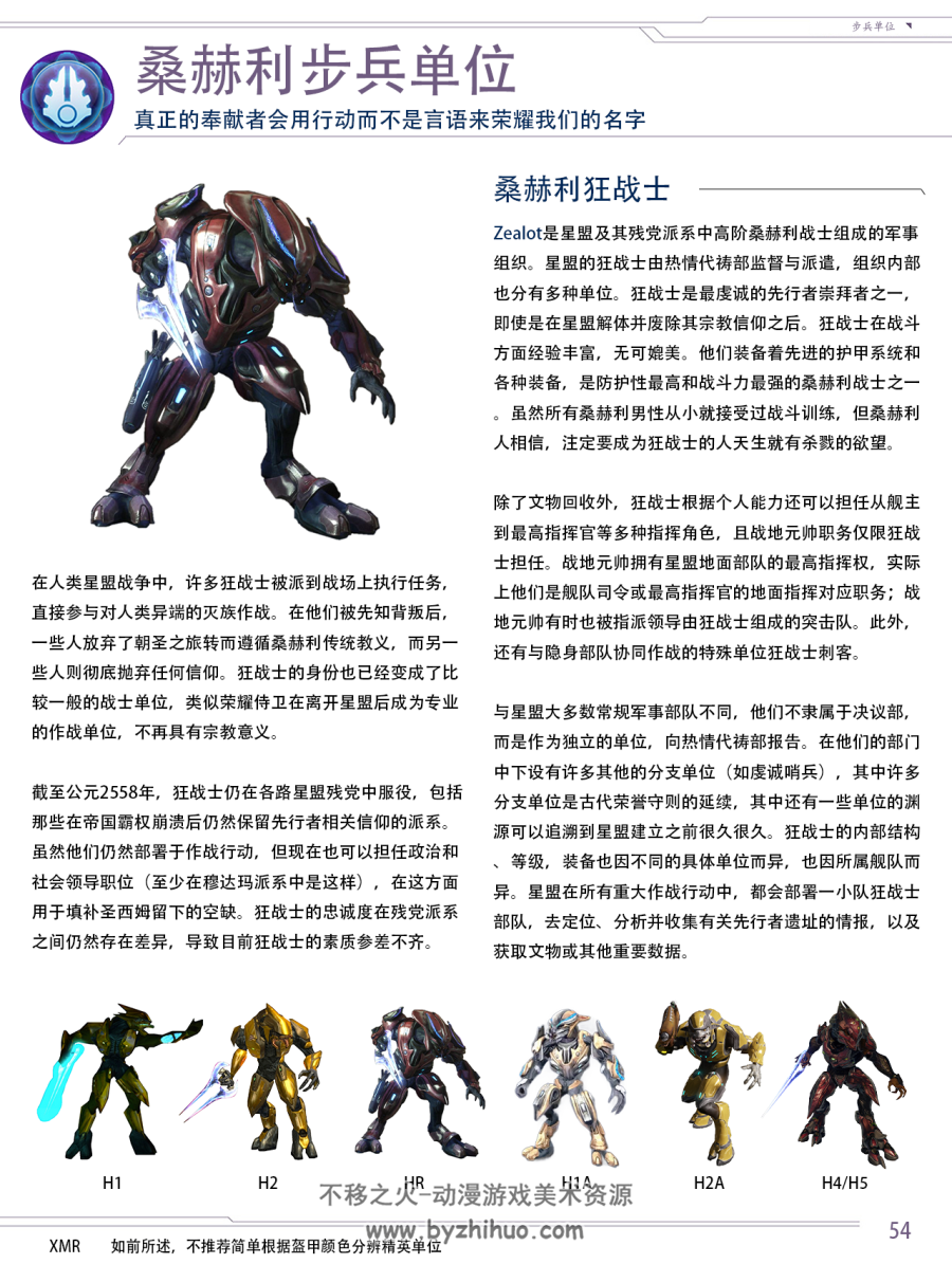 光环HALO 星盟生物手册 中文 PDF版 百度网盘下载