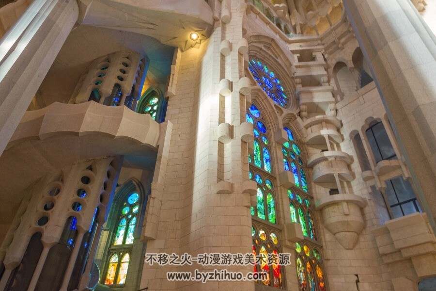 西班牙巴塞罗那 高迪建筑 场景设计参考图片 百度网盘下载  438P