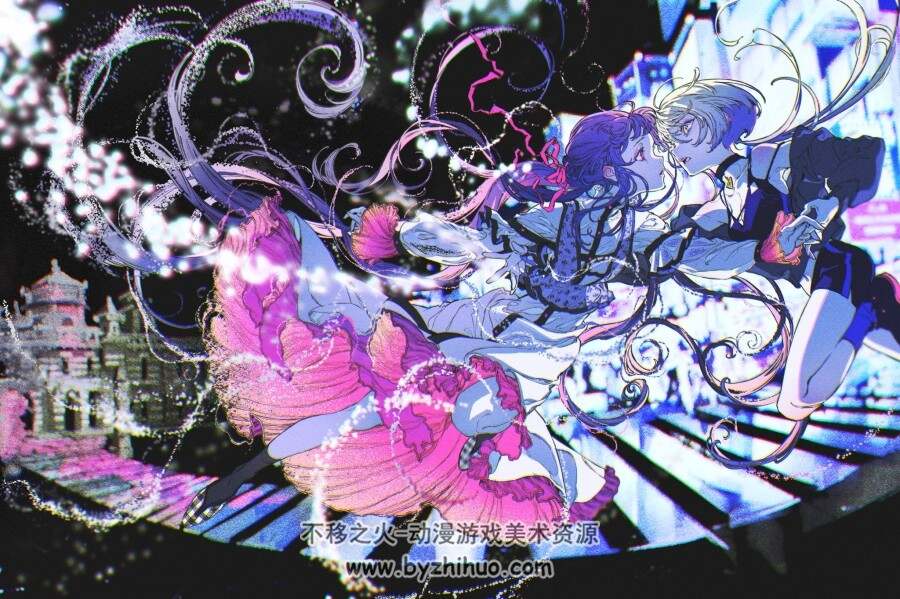 米山舞 动漫二次元壁纸插画图包 百度网盘下载 243P