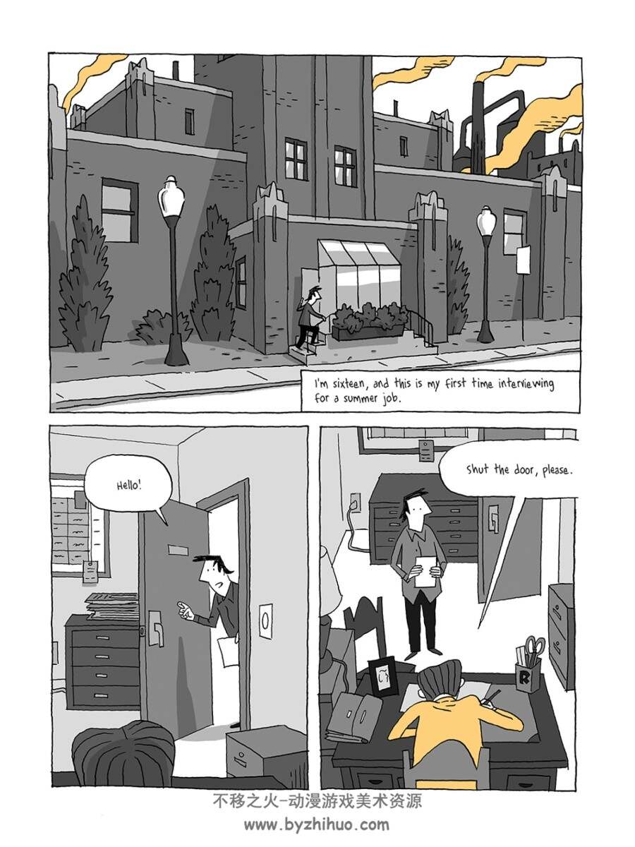 Factory Summers 全一册 英语 图像小说 Guy Delisle 百度网盘下载