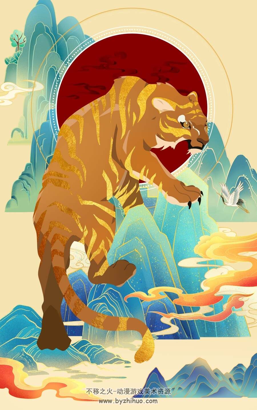 山间神虎