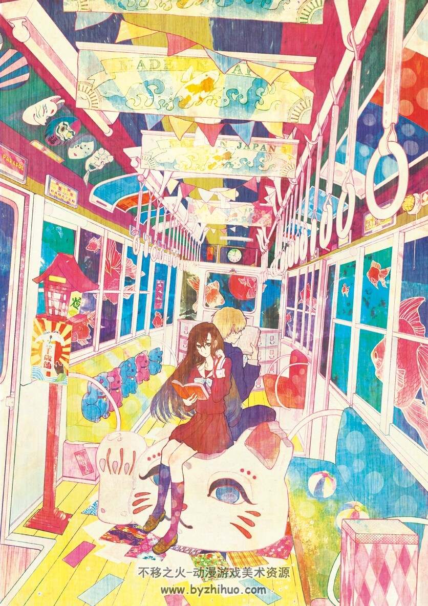 日本插画师Kubo Isako梦幻风格插画作品 19P