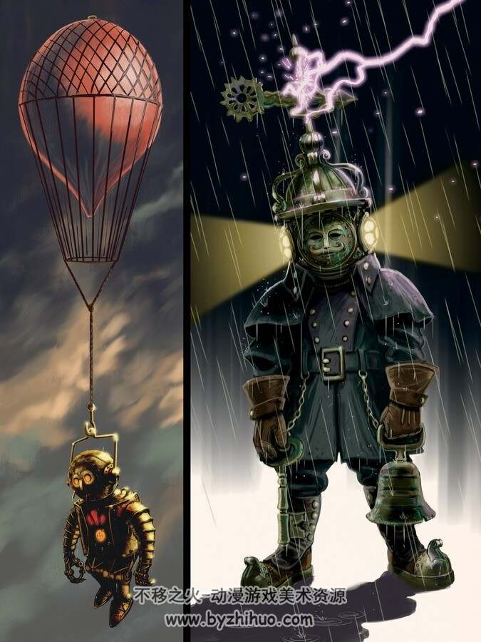 The art of Bioshock infinite 生化奇兵 艺术画集欣赏 百度网盘下载