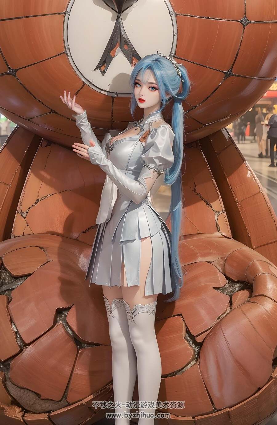 唐舞桐 斗罗大陆角色AI绘画作品图包 百度网盘下载
