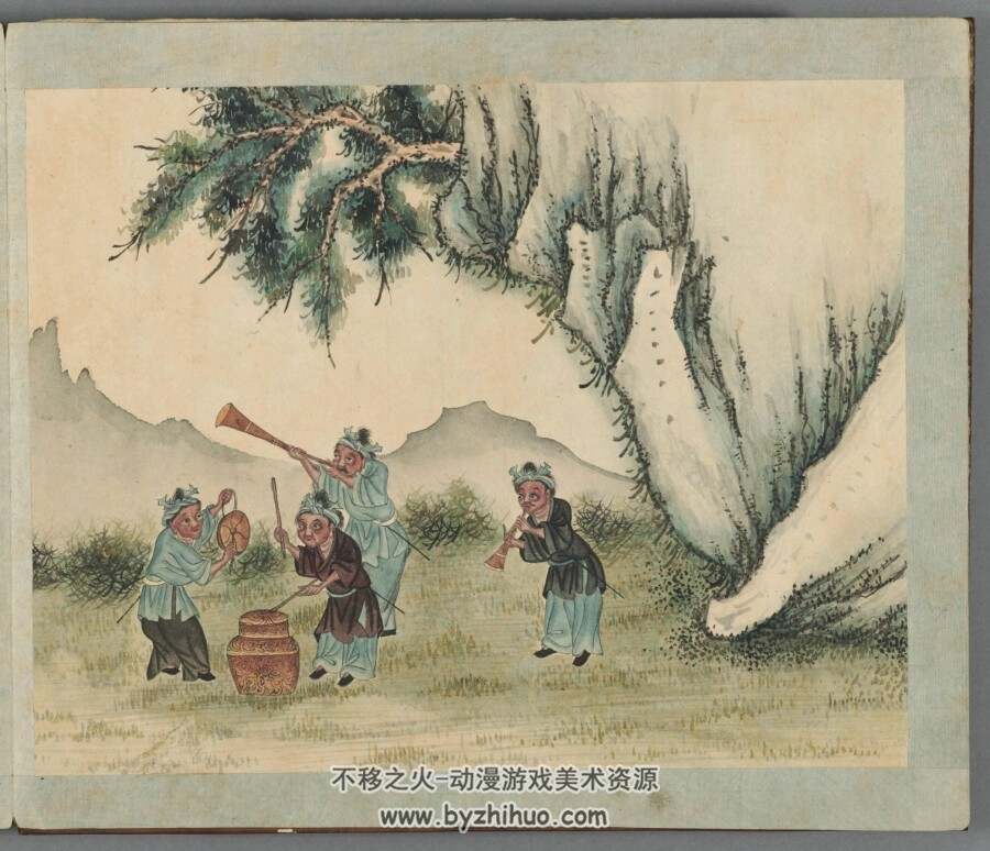 苗蛮图说 一册 附解说 清末绘本  百度网盘下载