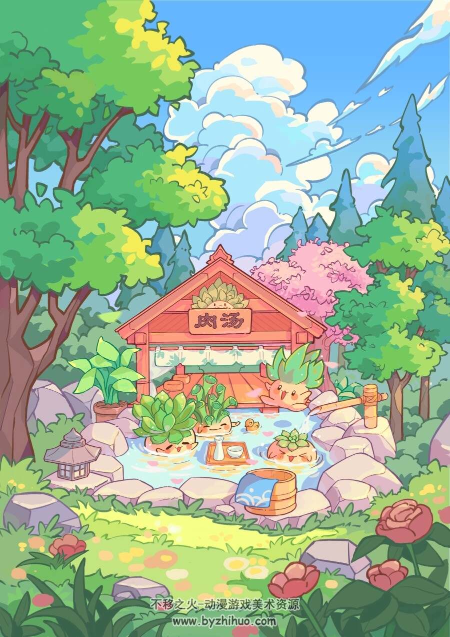 多肉泡汤图