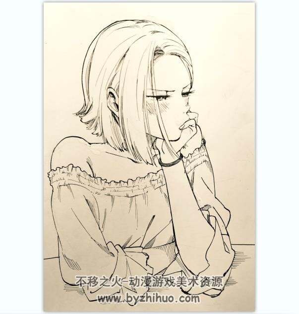 依田瑞稀 Yozudami 手绘插画线稿+漫画+画集+视频 素材图包 百度网盘下载