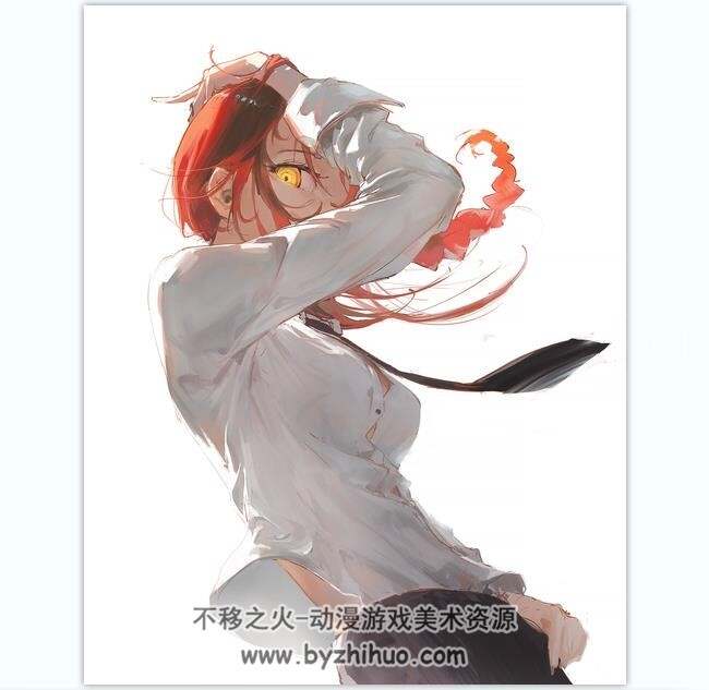 画师Dino 日系人物 光影插画 步骤线稿图+插画+视频 更新至2024.8 百度云下载