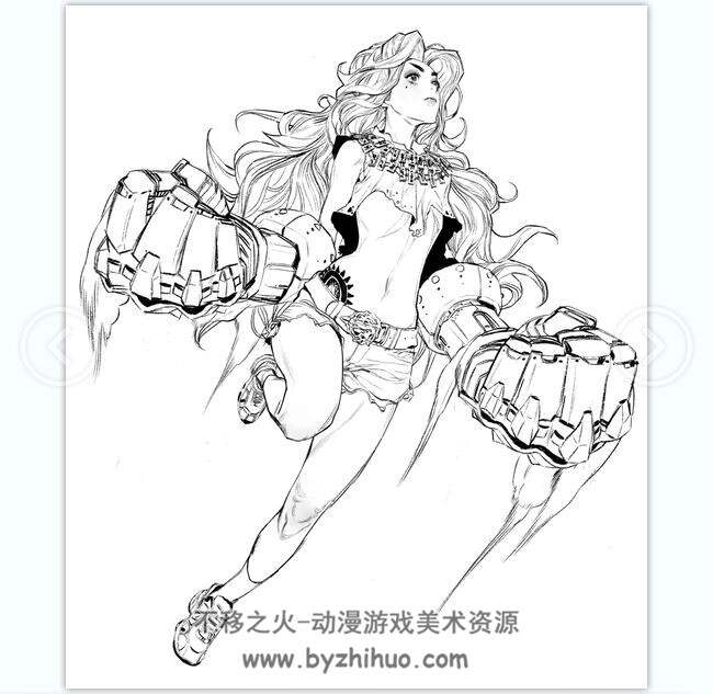 sungmoomoo 画师细腻线稿 CG厚涂作品图包 百度网盘下载