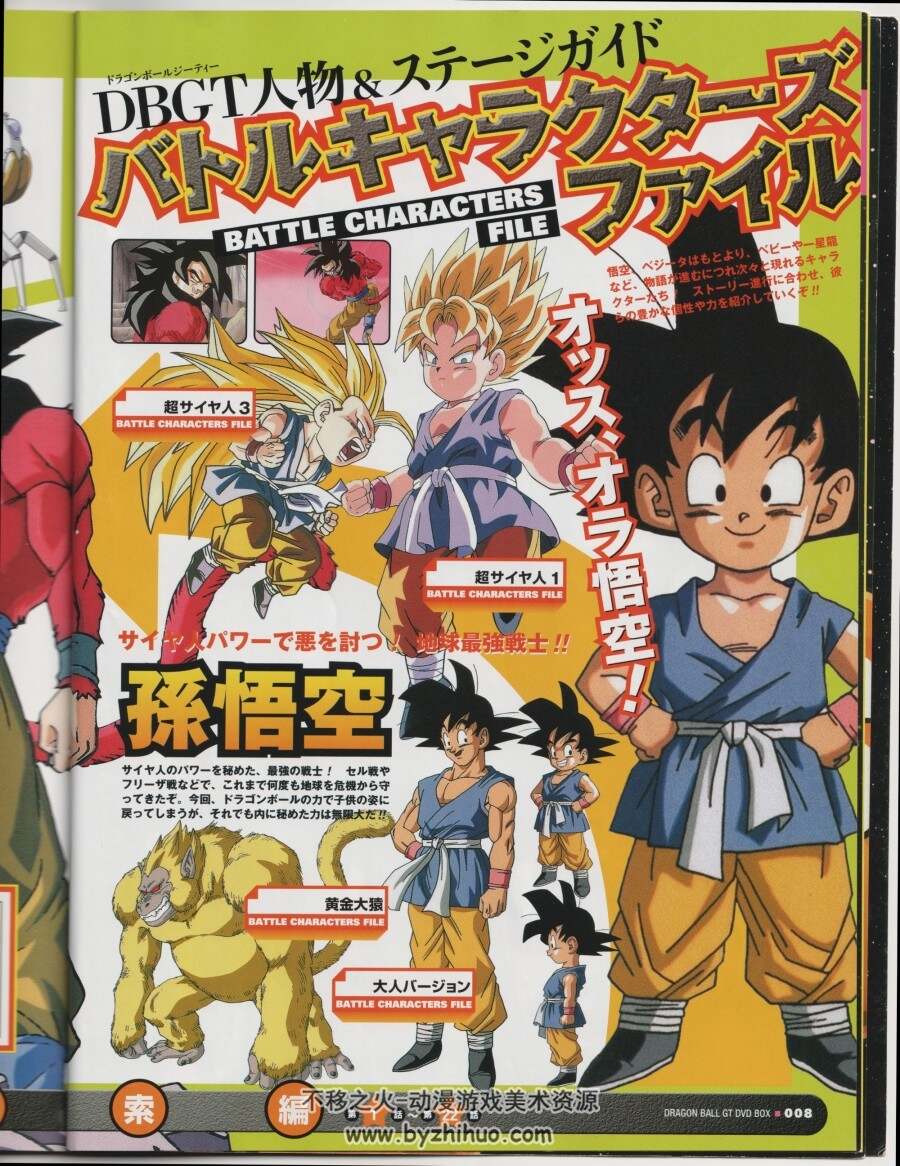 龙珠GT Dragon Book 设定资料集 百度网盘链接下载