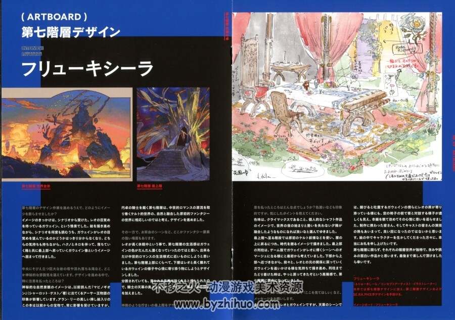 FateExtraLastEncore BD小册子+动画关键帧