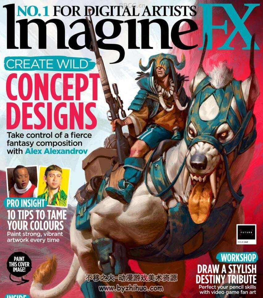 ImagineFX科幻数字艺术杂志2024年度全集 百度网盘下载