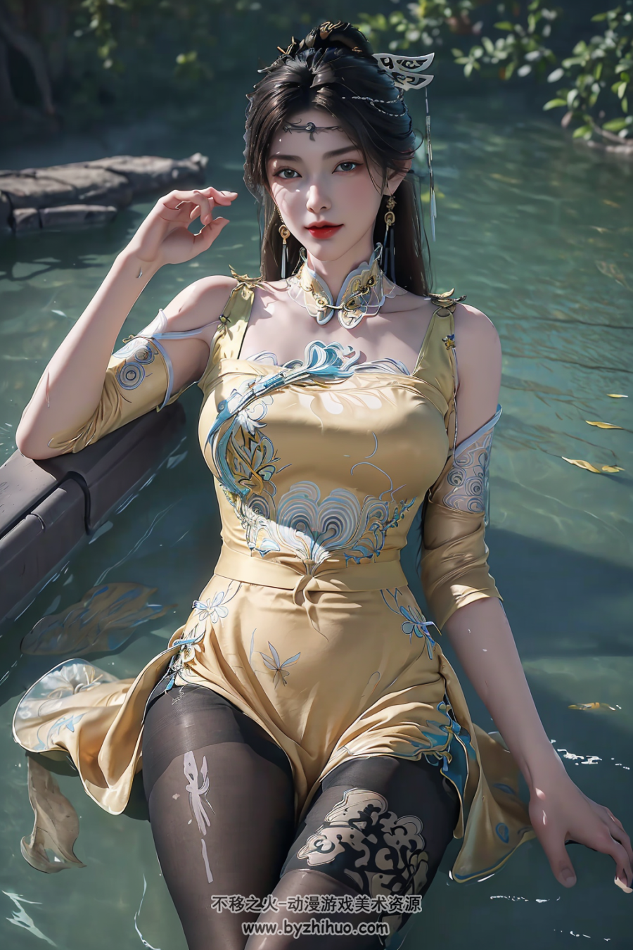 诛仙 金瓶儿 AI绘画图包 百度网盘下载 56P 104MB