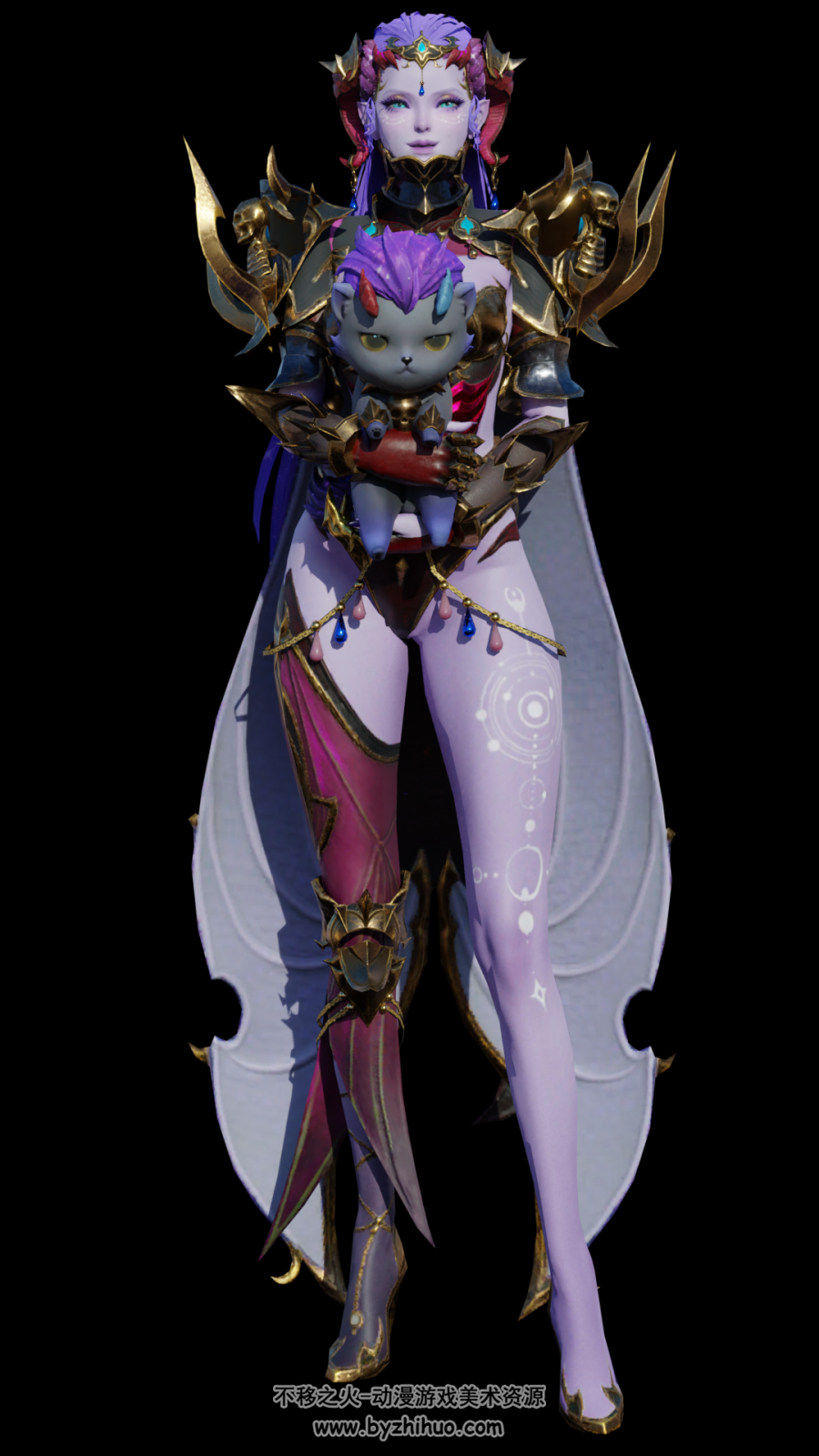 OverHit Hades 长腿御姐3d模型 百度网盘下载