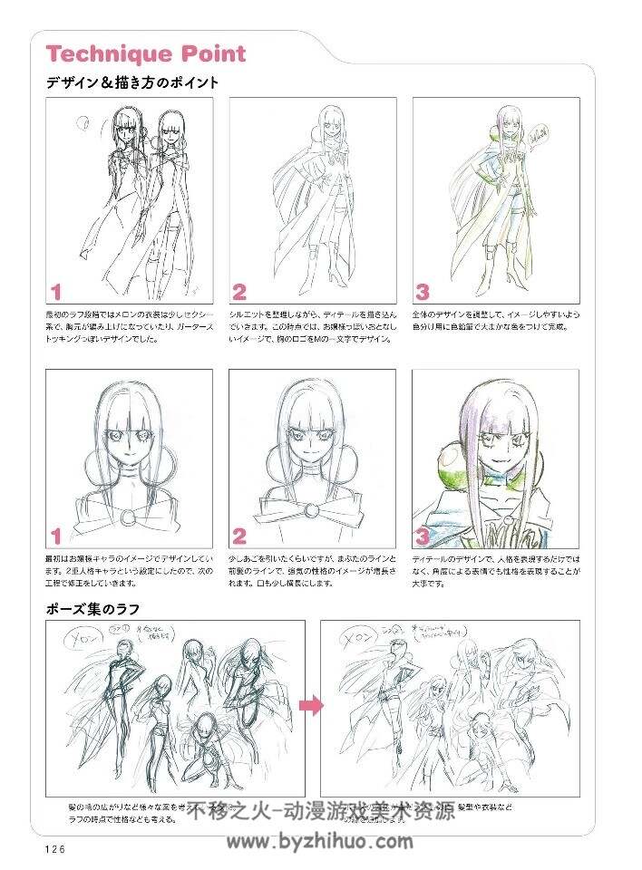 战斗女主角作画设计技巧 玄光社 香川久×馬越嘉彦 百度网盘下载