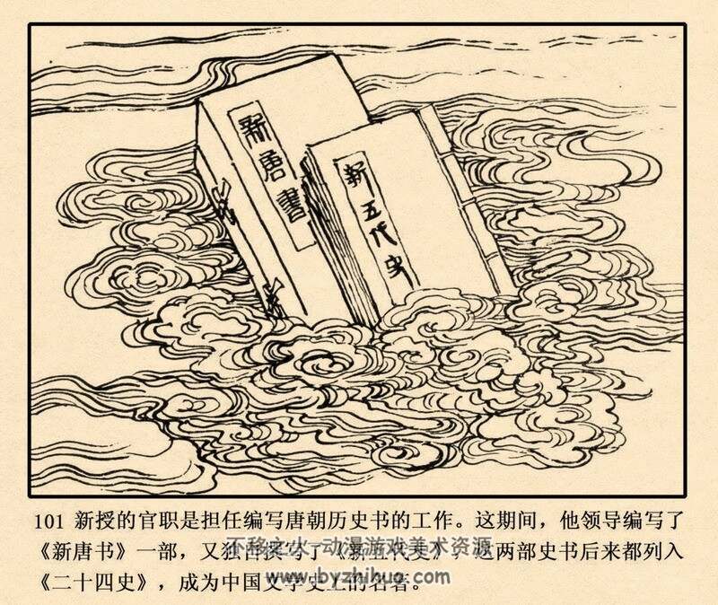 欧阳修 中国古代文学家的故事系列连环画 黄版 PDF 百度网盘 73M