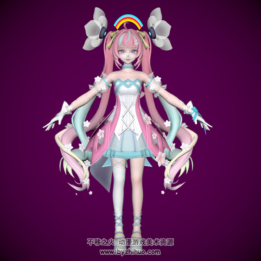 桃花妖 3d模型 百度网盘下载