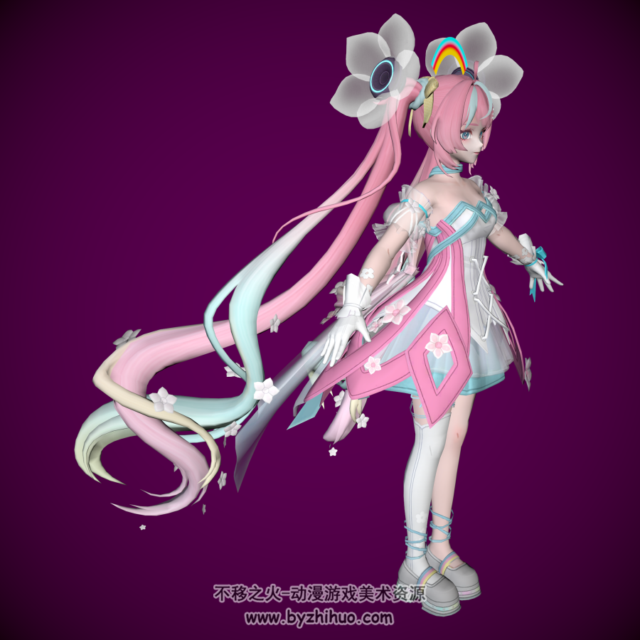 桃花妖 3d模型 百度网盘下载
