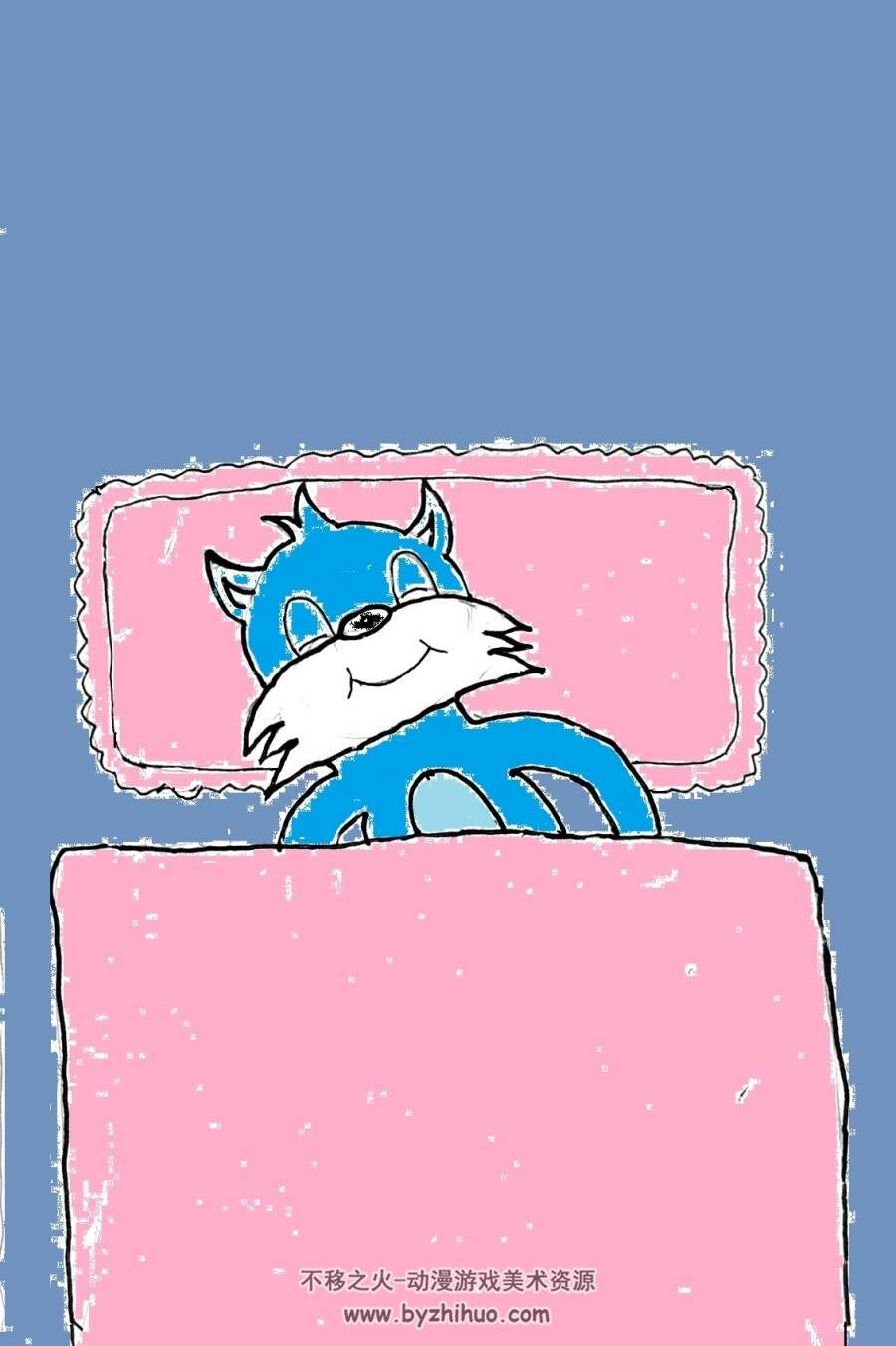鼠绘《蓝猫》