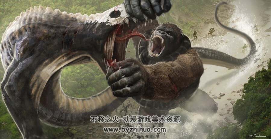 金刚骷髅岛 SKULL ISLAND 影视概设 百度网盘下载