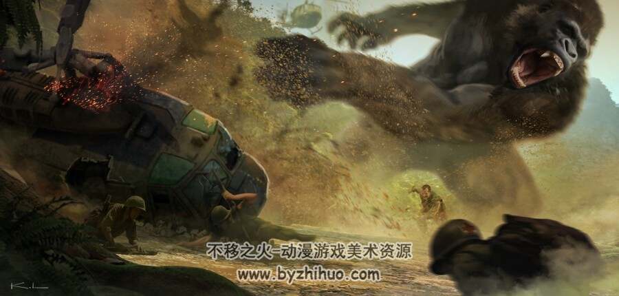 金刚骷髅岛 SKULL ISLAND 影视概设 百度网盘下载