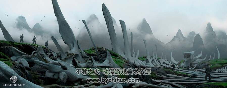 金刚骷髅岛 SKULL ISLAND 影视概设 百度网盘下载