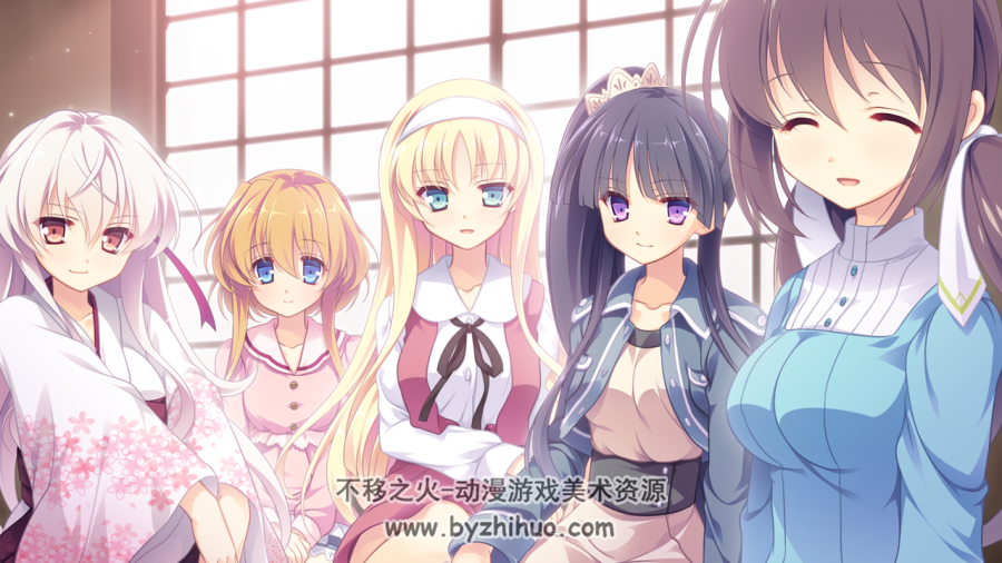 妹药社 五色浮影绽放于花之海洋 花の野に咲くうたかたの CG+场景 百度云