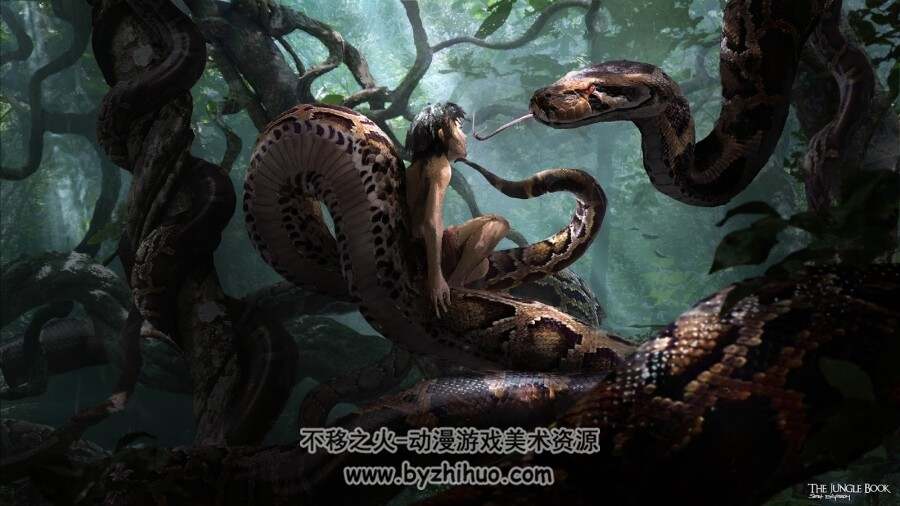 奇幻森林 The Jungle Book 概设美术素材 百度网盘下载