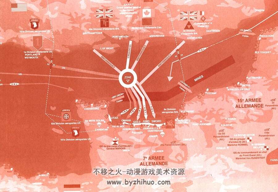 Normandie Juin 44 诺曼底登陆 法漫 1-8册 百度网盘下载