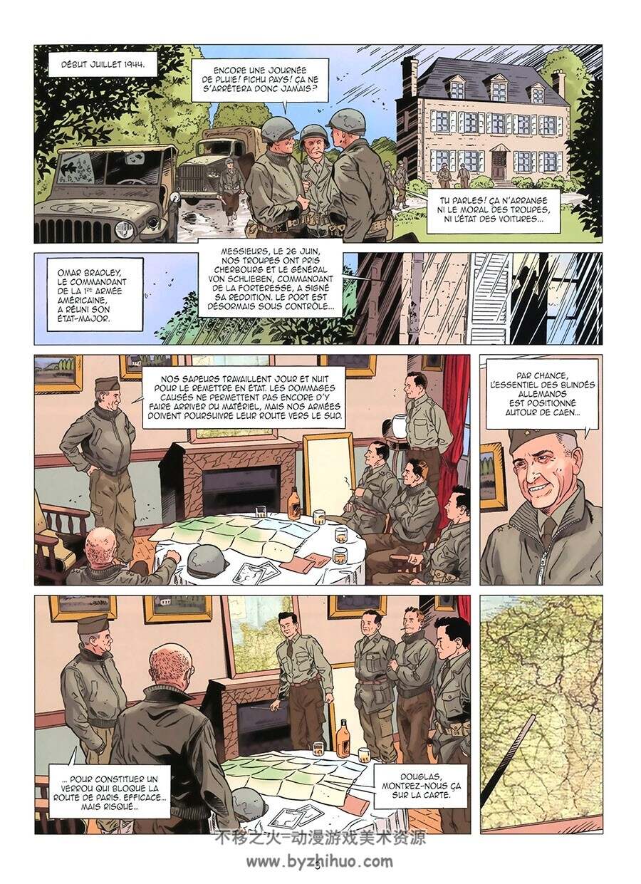 Normandie Juin 44 诺曼底登陆 法漫 1-8册 百度网盘下载