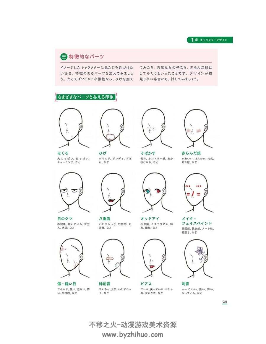 ゼロから生み出すキャラクターデザインと表現のコツ 角色设计 下载