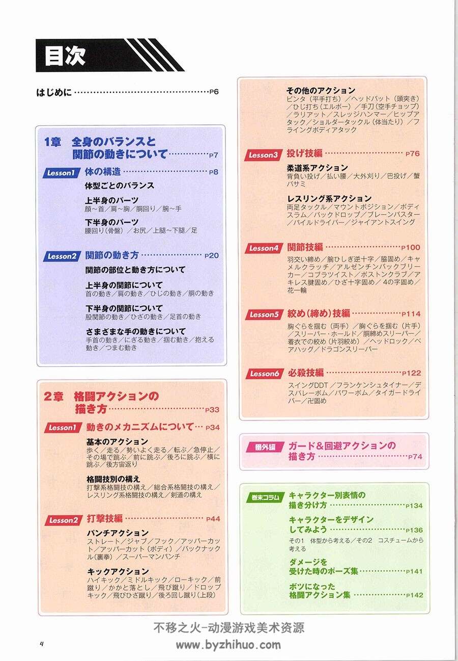 格闘&アクションポーズ作画テクニック 战斗类姿势绘画技巧 百度网盘下载