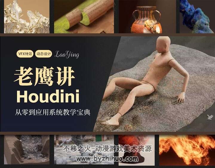 老鹰讲houdini之从入门到应用—从0开始超系统宝典