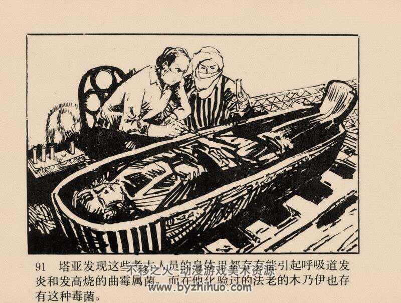 揭开古墓之谜 80年代黄版连环画 pdf 百度网盘下载