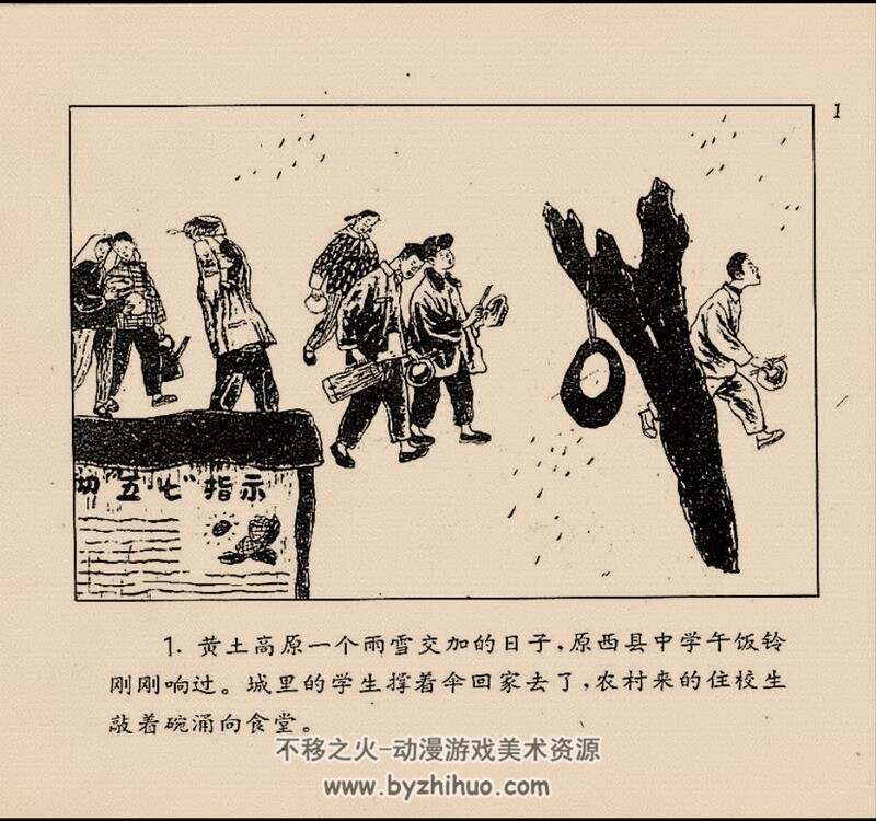 平凡的世界上中下合集 黄版连环画 PDF 百度网盘下载 234M