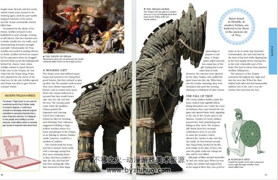 神话传说 视觉百科Myths Legends 原版大图 百度网盘下载