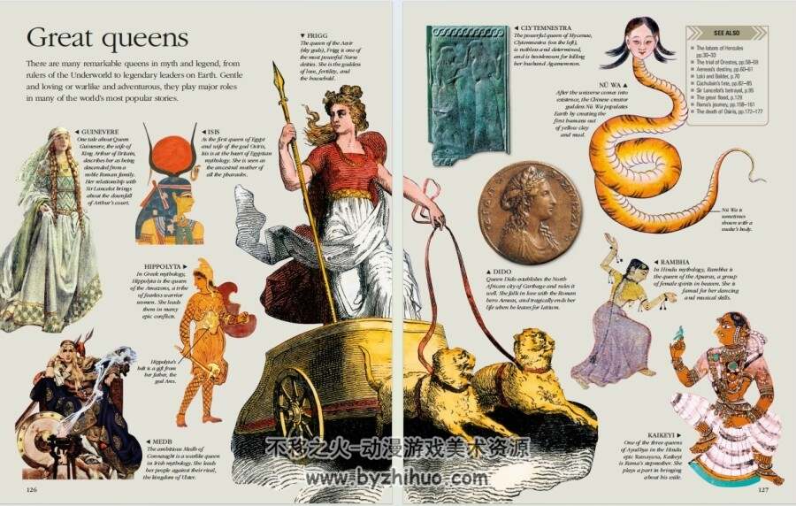 神话传说 视觉百科Myths Legends 原版大图 百度网盘下载