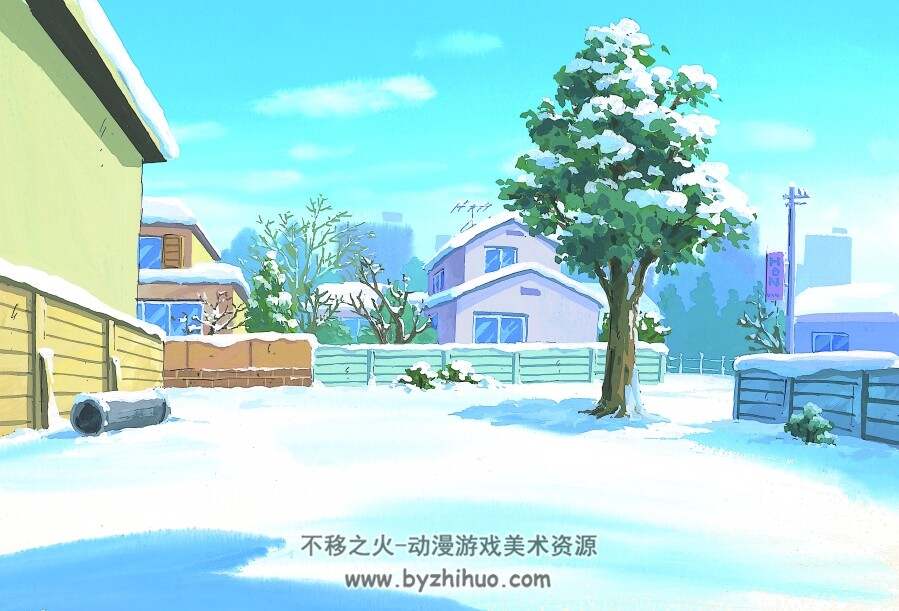 水彩建筑老图合集 有些宫崎骏风格？ 百度网盘图包下载