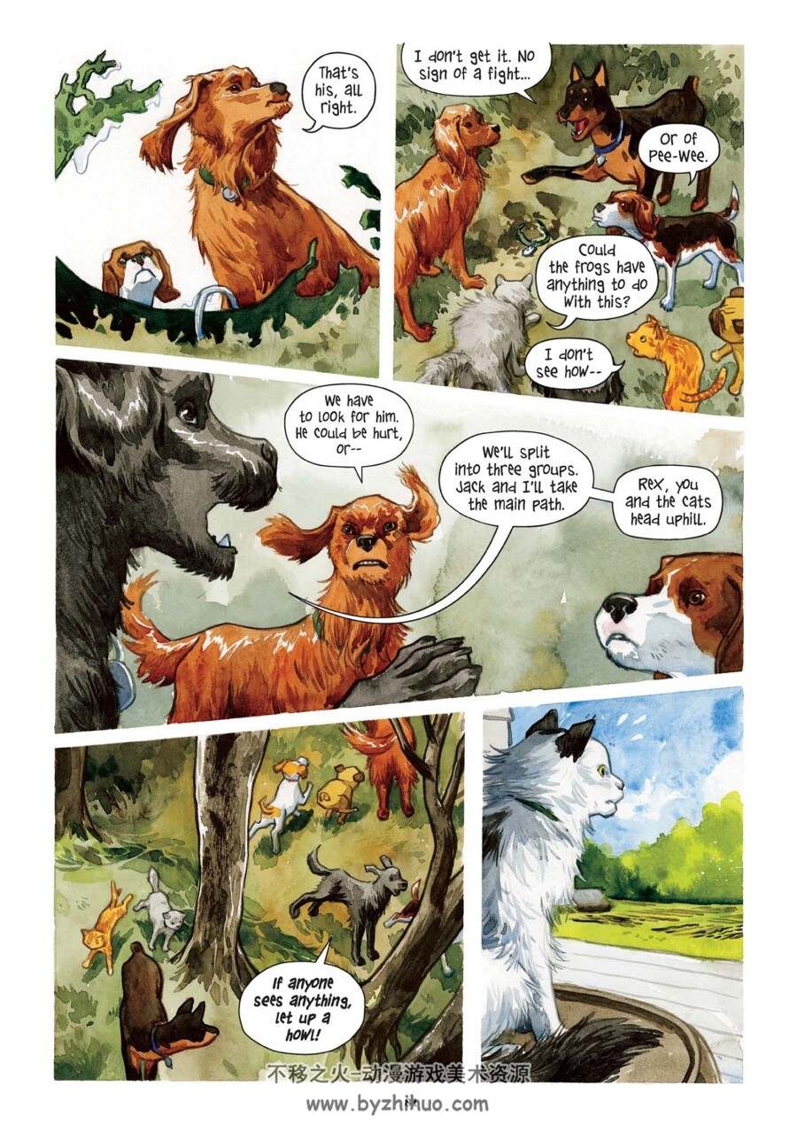 Beasts of Burden 全四册 英文 动物 漫画 Evan Dorkin 百度网盘下载