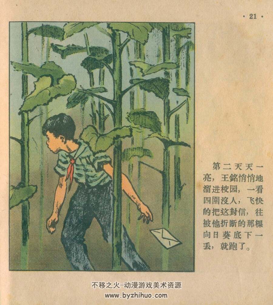 一棵向日葵 人美 1958 PDF格式连环画 百度网盘下载