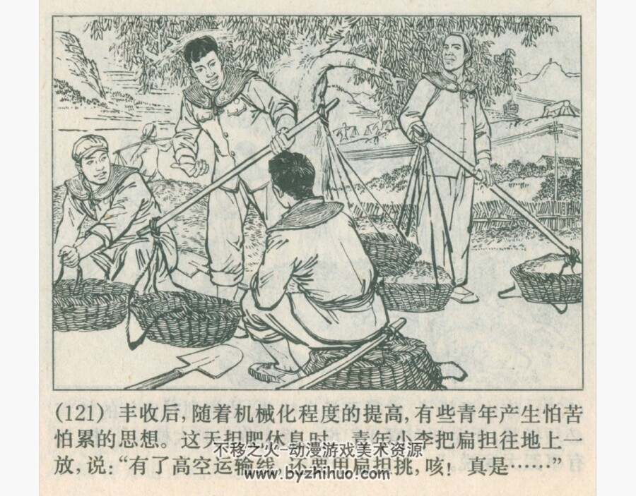 大寨战歌 上海人民创作组 PDF格式连环画 百度网盘下载