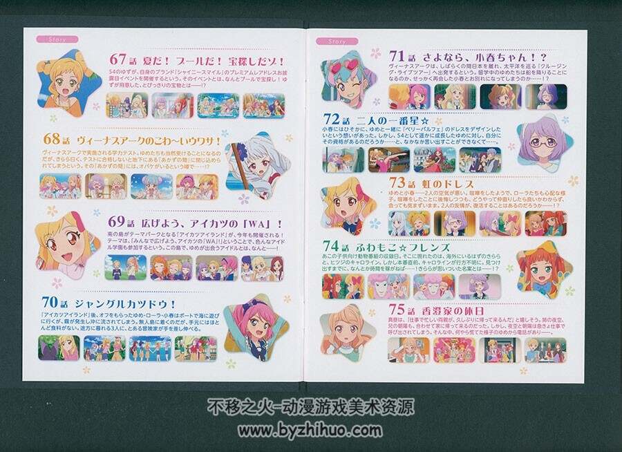 アイカツスターズ！Aikatsu STARS！S1-S2 画集 百度网盘下载
