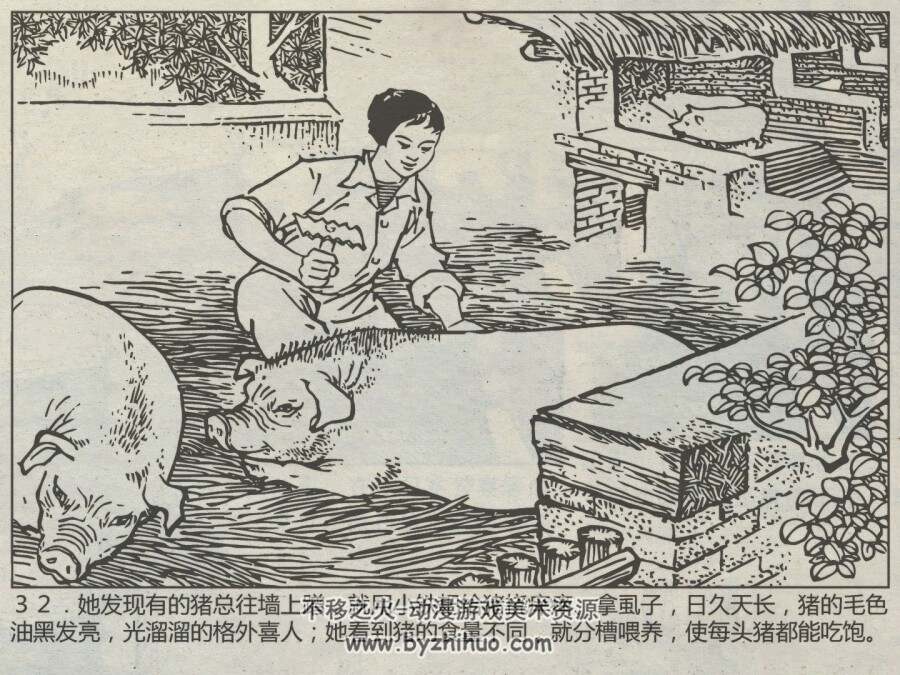 河畔新花 仿印 河北人民 1975 PDF格式连环画 百度网盘下载