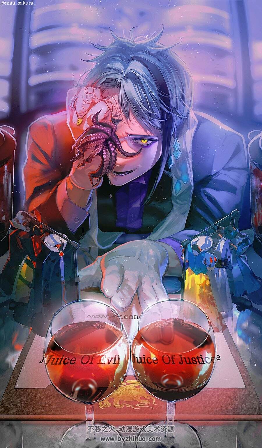 画师mao(mau_sakura、m_m1jjs) 插画壁纸图包 百度网盘下载
