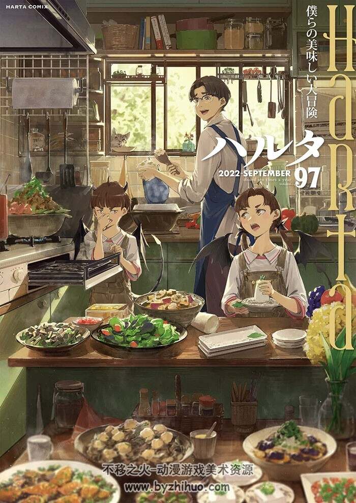 画师染平かつ(Katsu Somehira）二次元插画图包 百度网盘下载