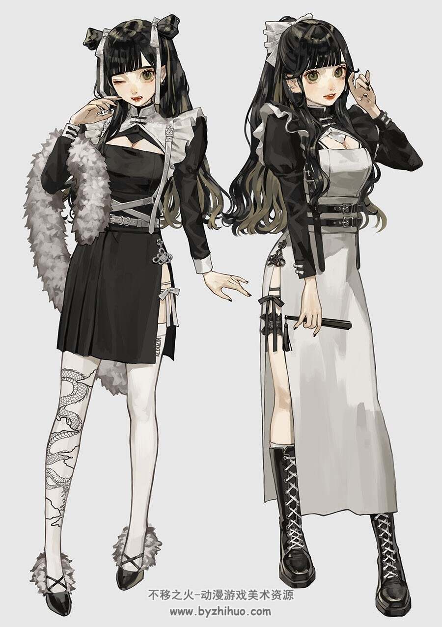 画师坂内若 [sakauchiwaka] 插画图包 百度网盘下载